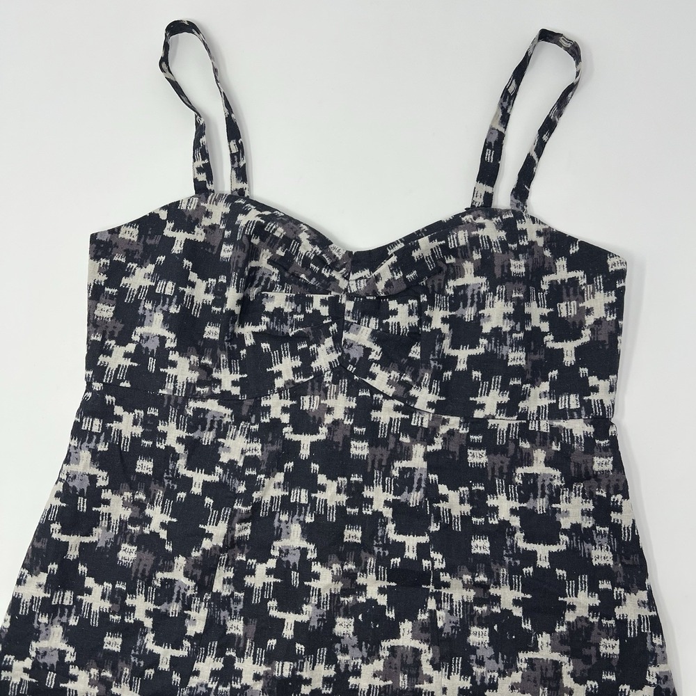 Patagonia Women's Summertime Tank Size 4 Womens Black Geo Cotton Hemp
